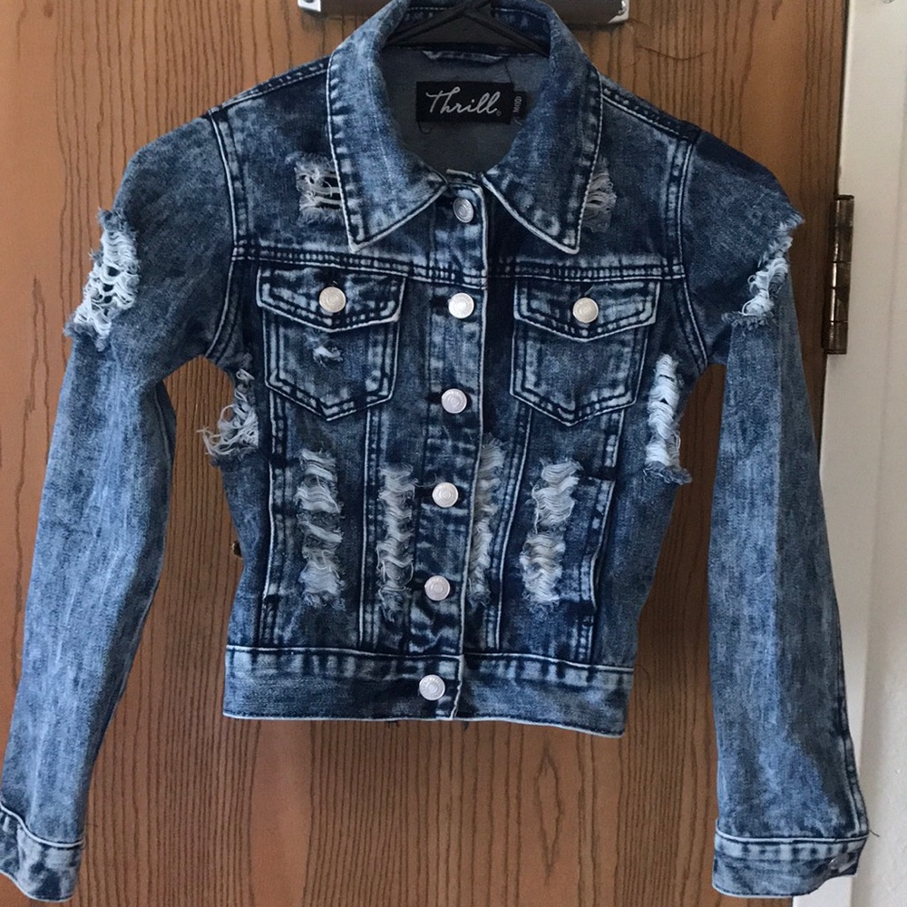 NWOT Kid’s Thrill Denim Jacket sz-10